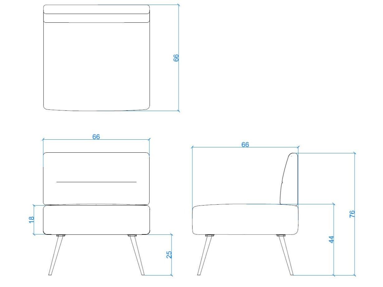 Тканевое кресло CUF Milano Diva ARCH-00129260 - Вид №2