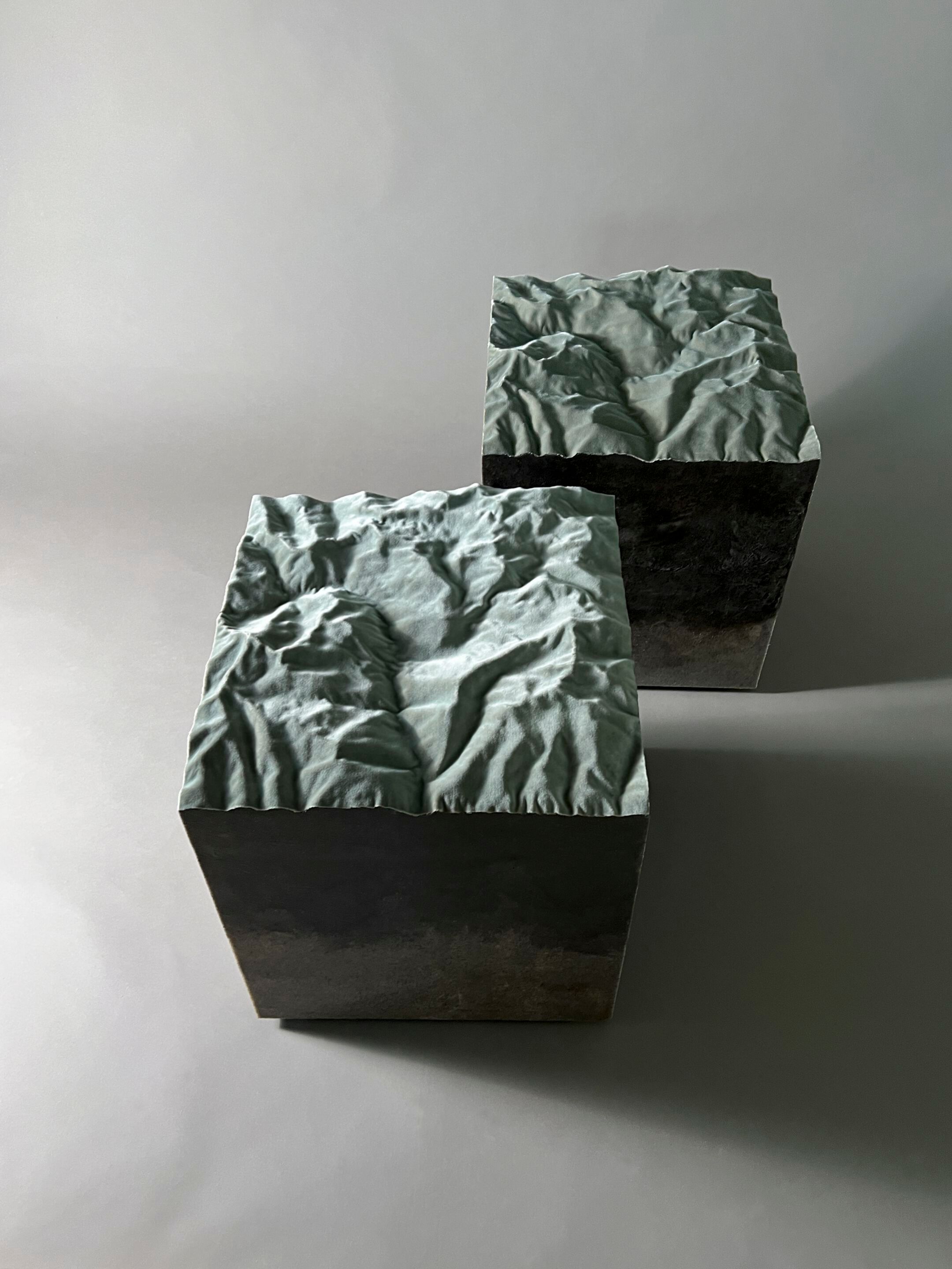 Табурет с бархатной подкладкой alcarol Geomorphic 2023 ARCH-00093189 - Вид №4