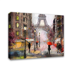 93877905 Картина Дождь в Париже 1-068, 40х50 см STLM-0601843 СИМФОНИЯ