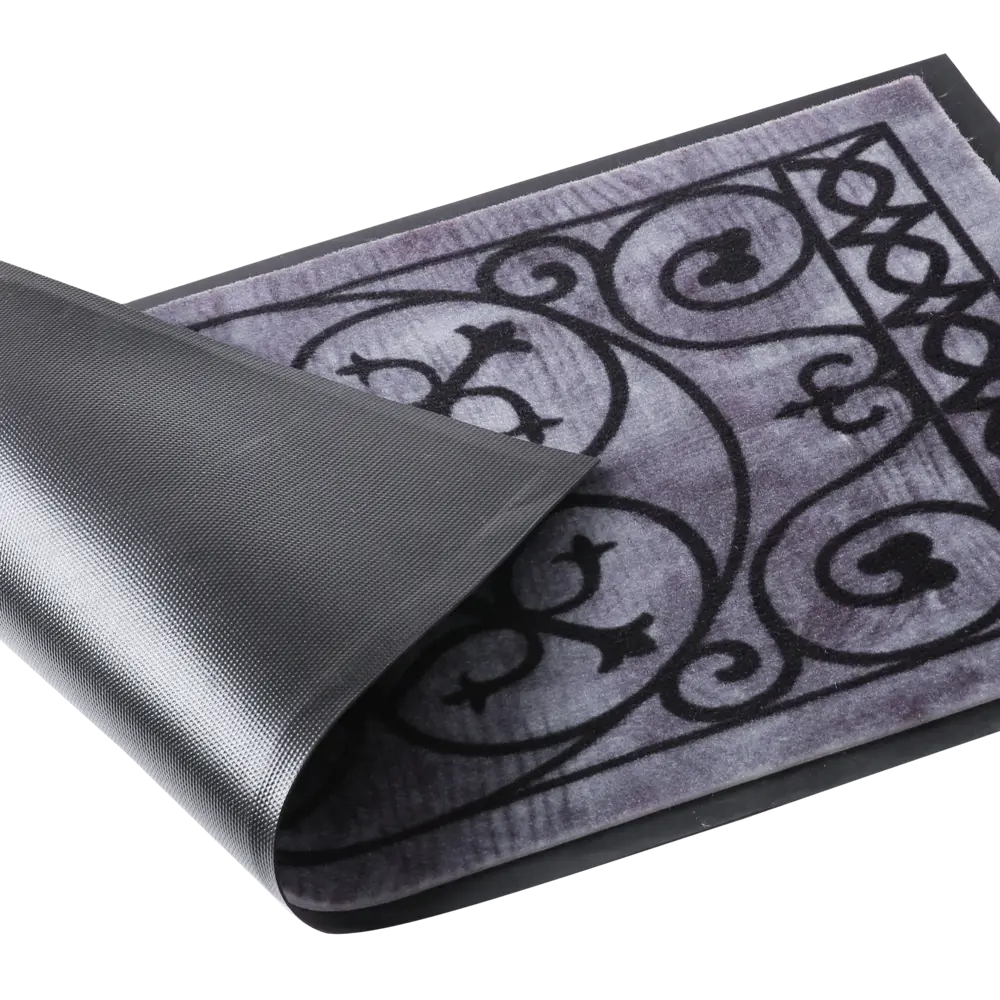 Коврик Inspire Retro 45x75 см полиэстер на ПВХ цвет серый STLM-2101444 - Вид №2