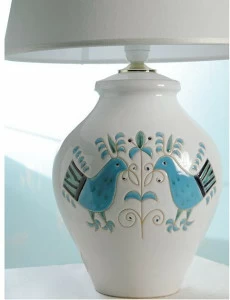Cerasarda Настольная лампа с прямым и отраженным светом из керамики Le pavoncelle