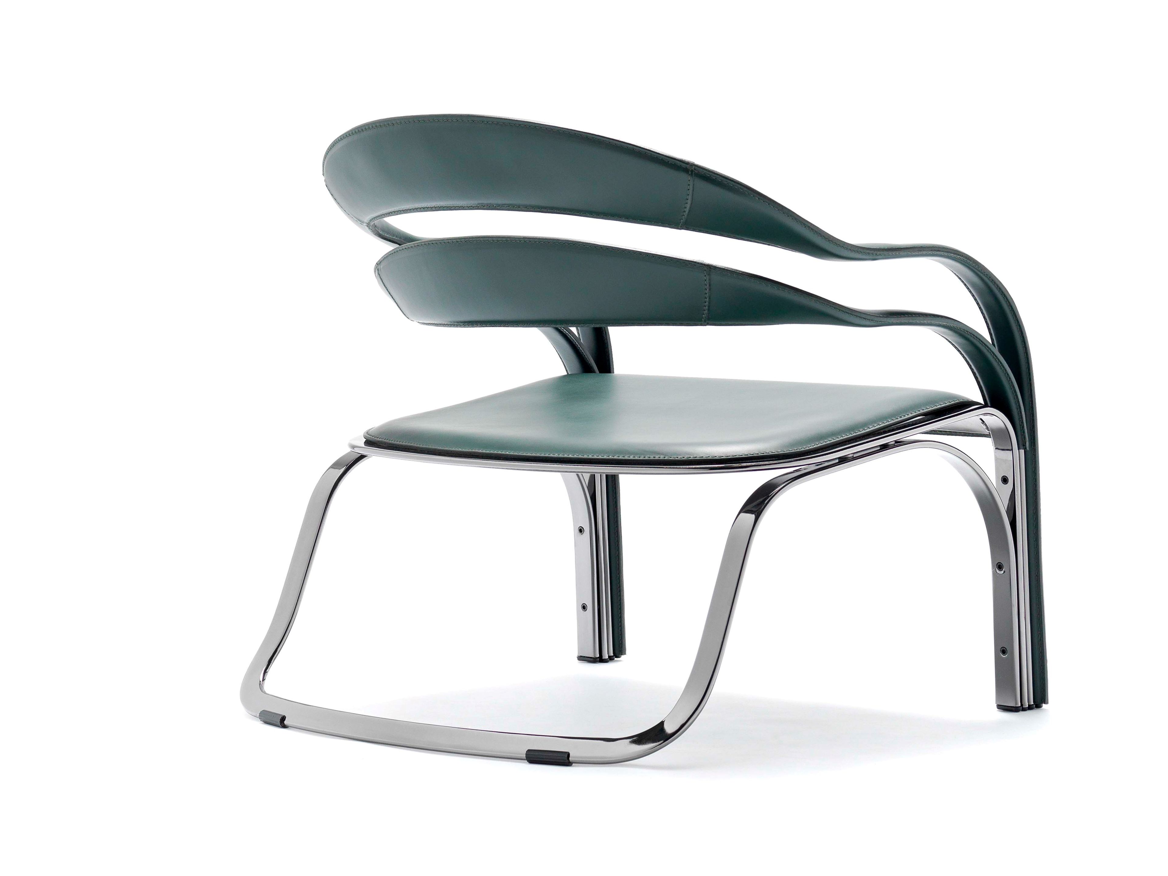 Кожаное кресло с подлокотниками Fasem Fettuccini ARCH-00139312 - Вид №4