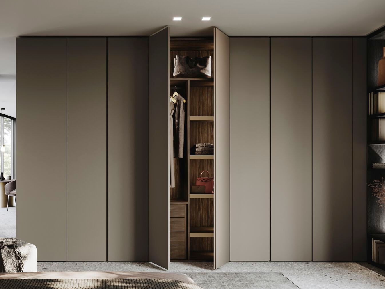 Индивидуальный двухкамерный секционный шкаф Guzzini & Fontana Groove ARCH-00129697