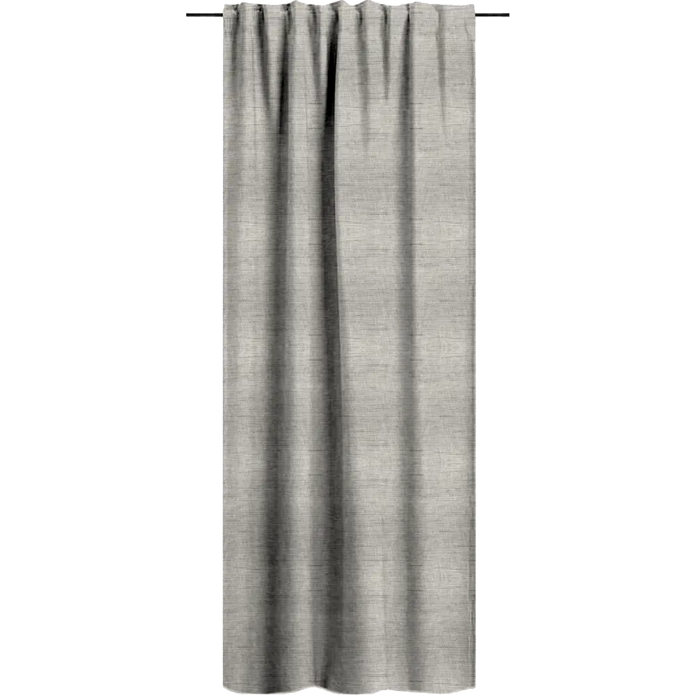 Штора на ленте «Графит» 145х260 см цвет серый ВАСИЛИСА STLM-2011694