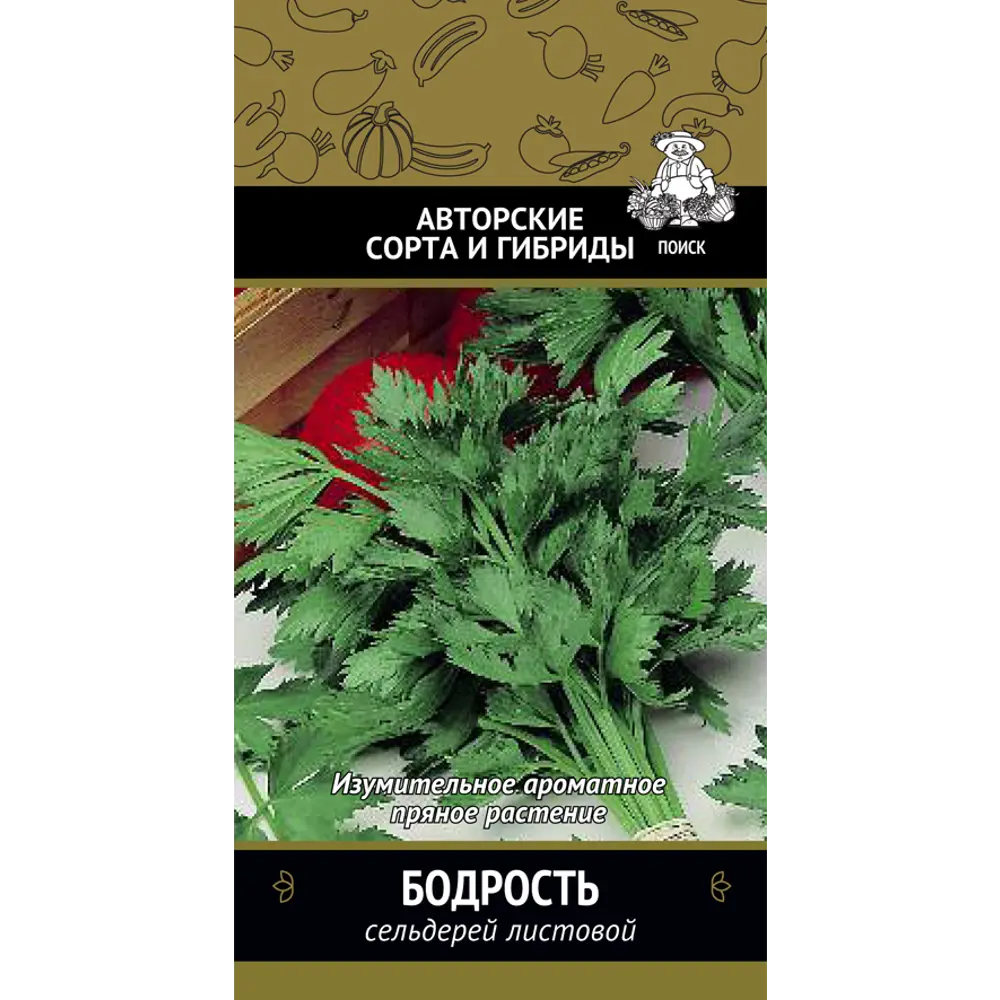 Семена сельдерея листового «Бодрость» от ПОИСК - ароматная зелень для вашего огорода 83146975 STLM-1578117