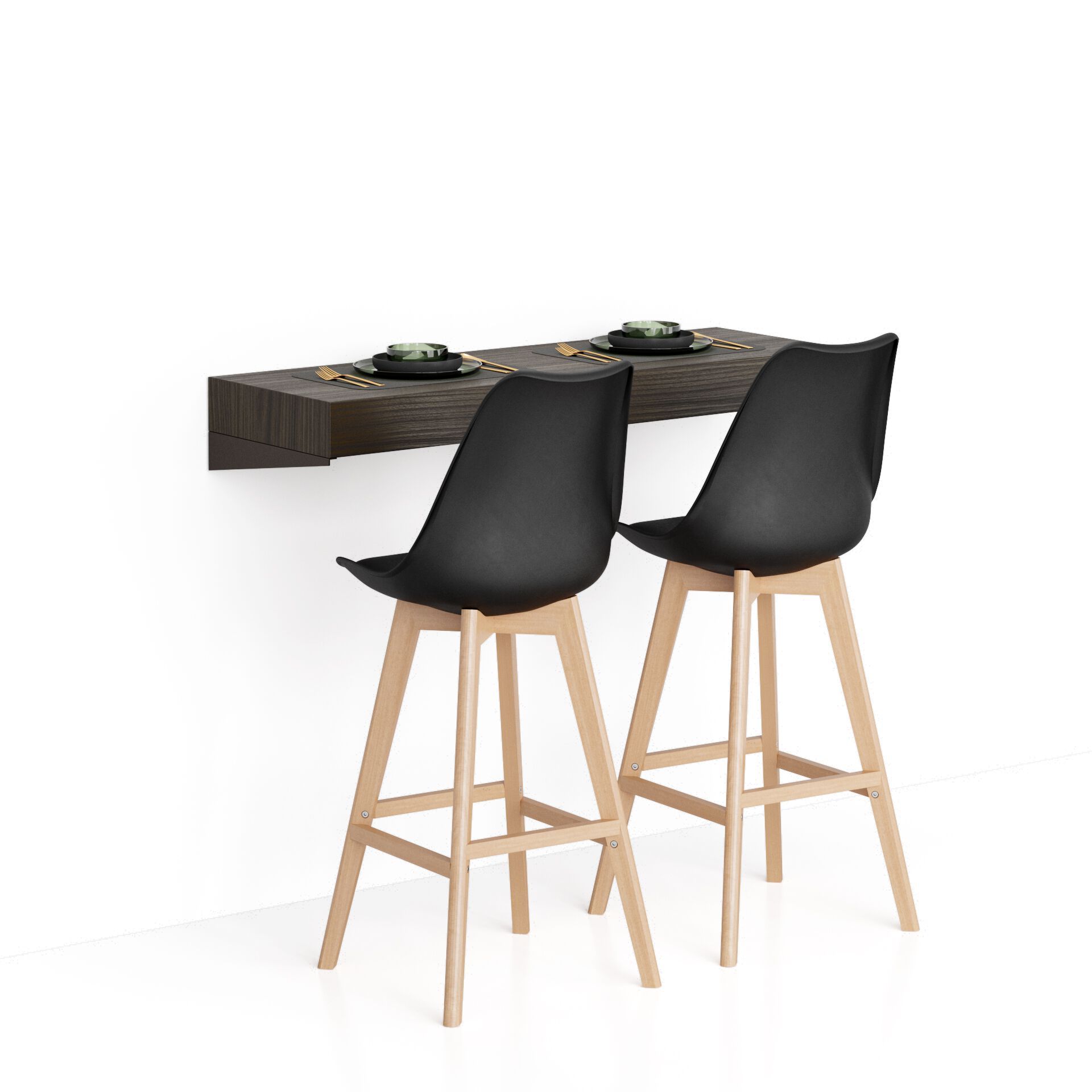 Высокий настенный стол из меламинированного дерева Mobili Fiver Evolution ARCH-00019879 - Вид №2