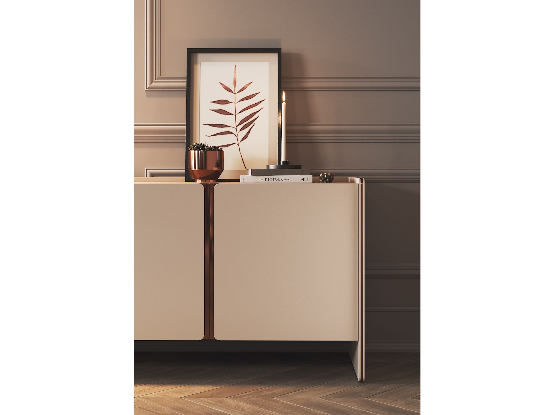 Деревянный шкаф с распашными дверями PRADDY Natur ARCH-00122124 - Вид №4