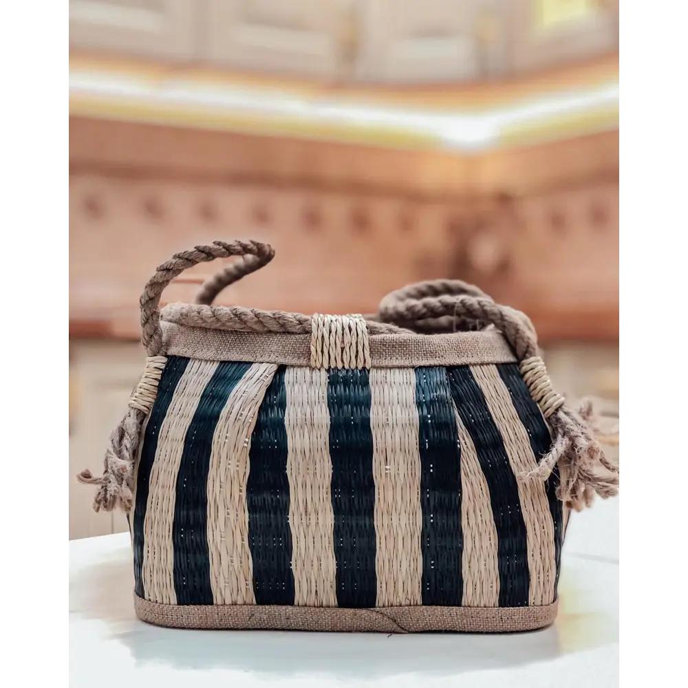 Корзина мягкая Kub HAP8547 21x21x15 см 4.3 л пальмовое волокно STORIDEA STLM-2125362 - Вид №7