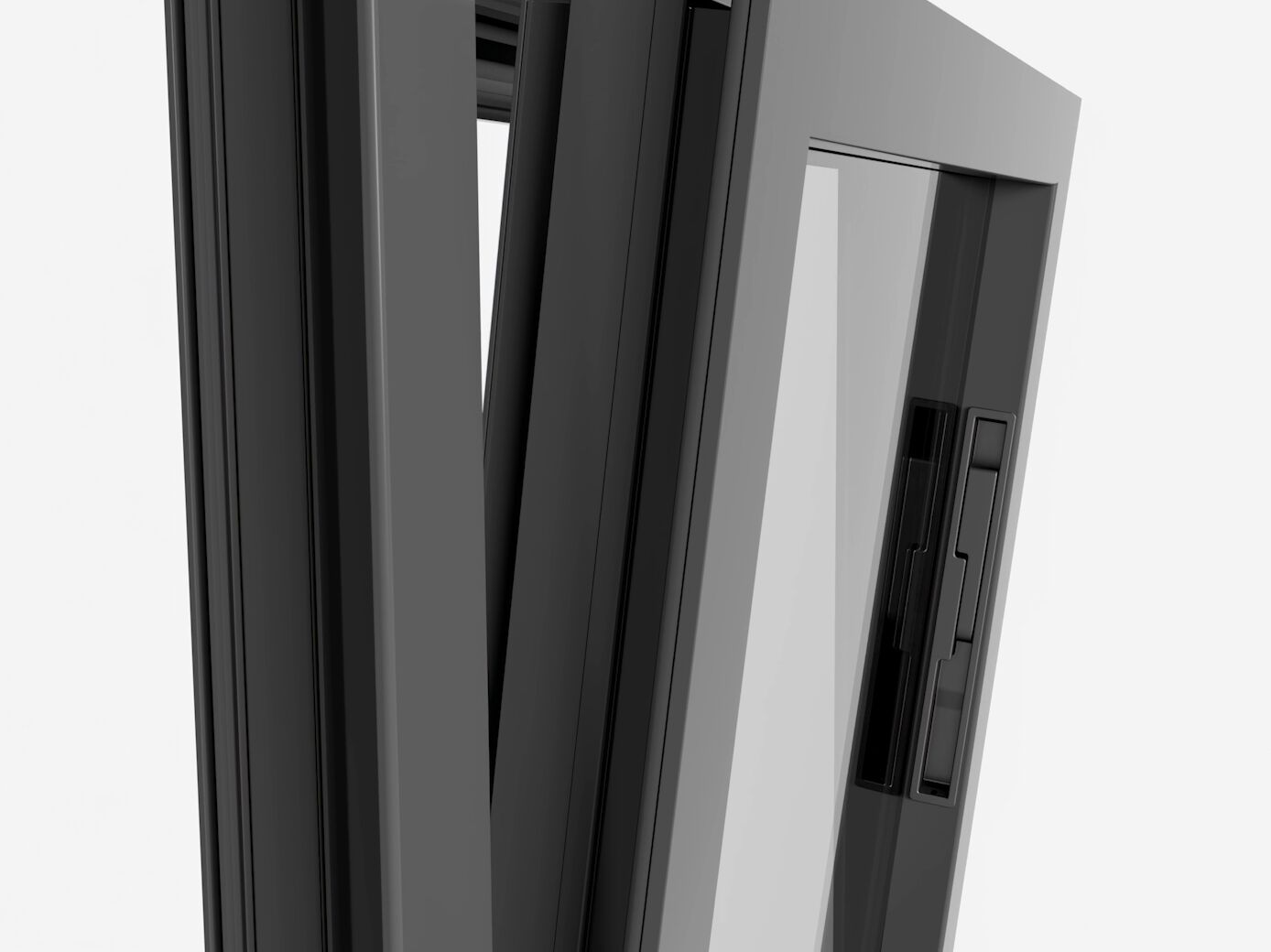 Выдвижная ручка для систем откидной и распашной двери MASTER ITALY NIX ARCH-00152643 - Вид №2