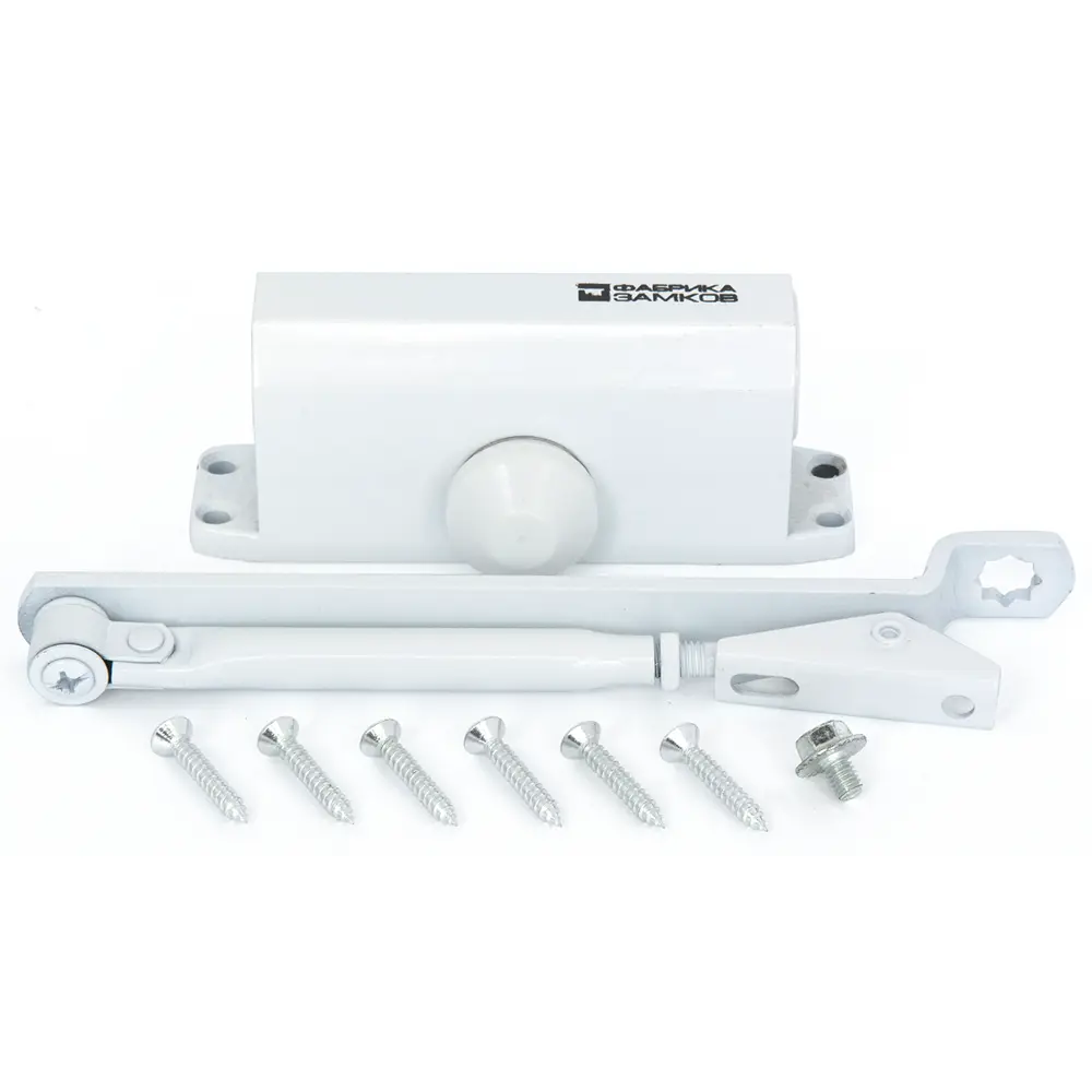 Доводчик дверной Фабрика Замков для плавного закрытия 15-25 кг 81964384 STLM-0899688