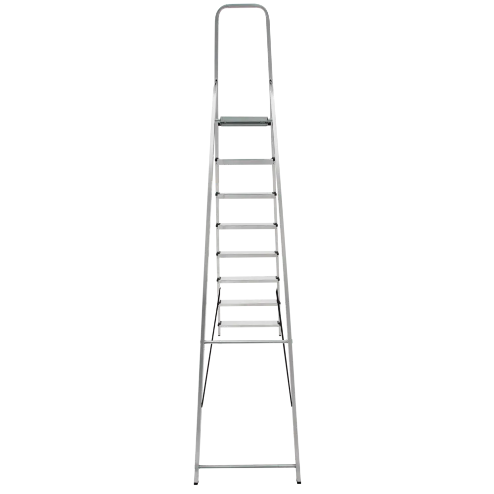 Стремянка Новая Высота Kroft 1110 8 ступеней алюминий STLM-2142908 - Вид №3