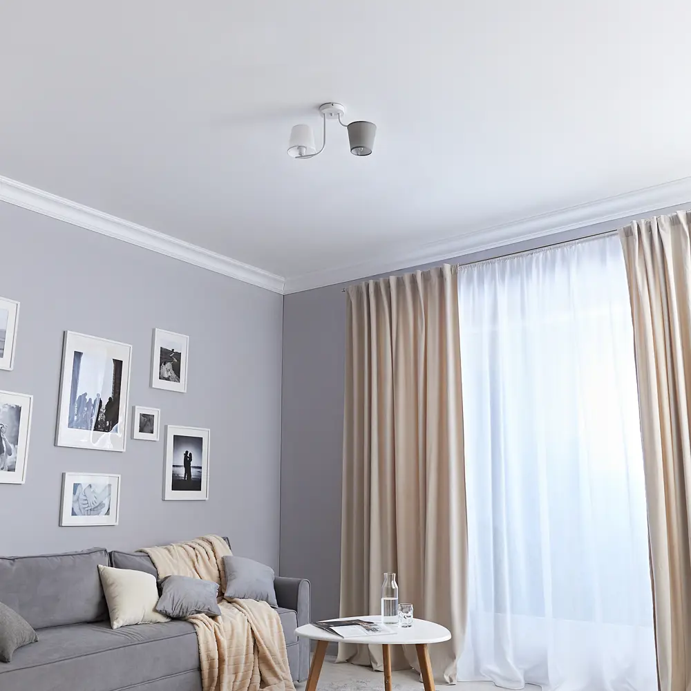 Люстра потолочная Chris 3154-312 2 лампы 6 м² цвет белый Rivoli STLM-2116689 - Вид №10