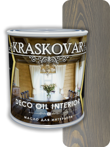 90795199 Масло для интерьера Deco Oil Interior графит 0.75л STLM-0385803 KRASKOVAR