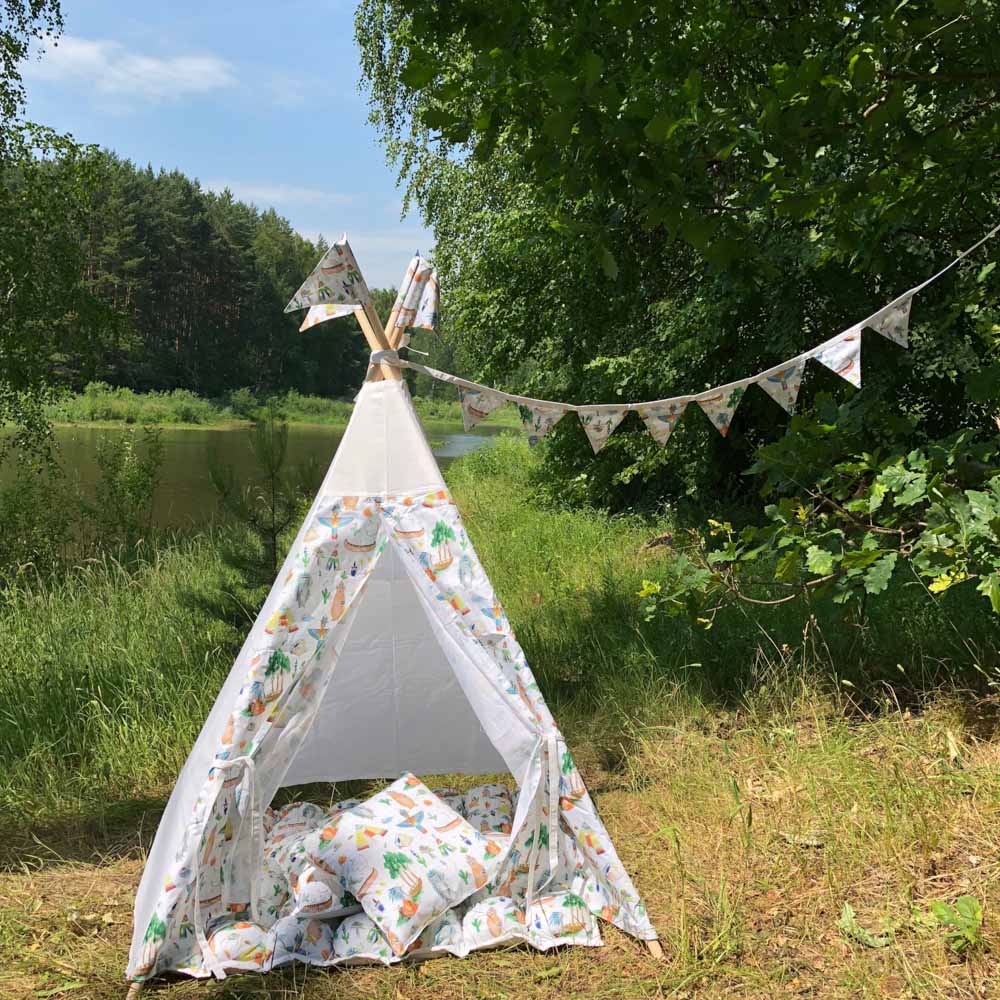 Гирлянда из 8 флажков Native Party VAMVIGVAM NATIVE PARTY 282180 Белый Santreyd  - Вид №5