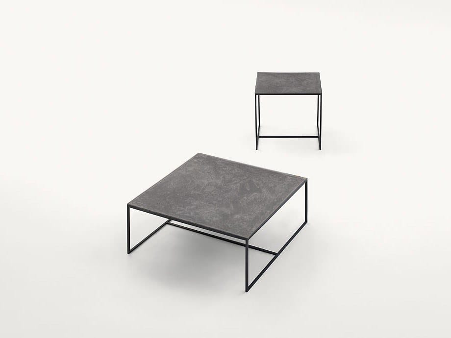 Алюминиевый прямоугольный низкий садовый столик Paola Lenti LIO ARCH-00132624