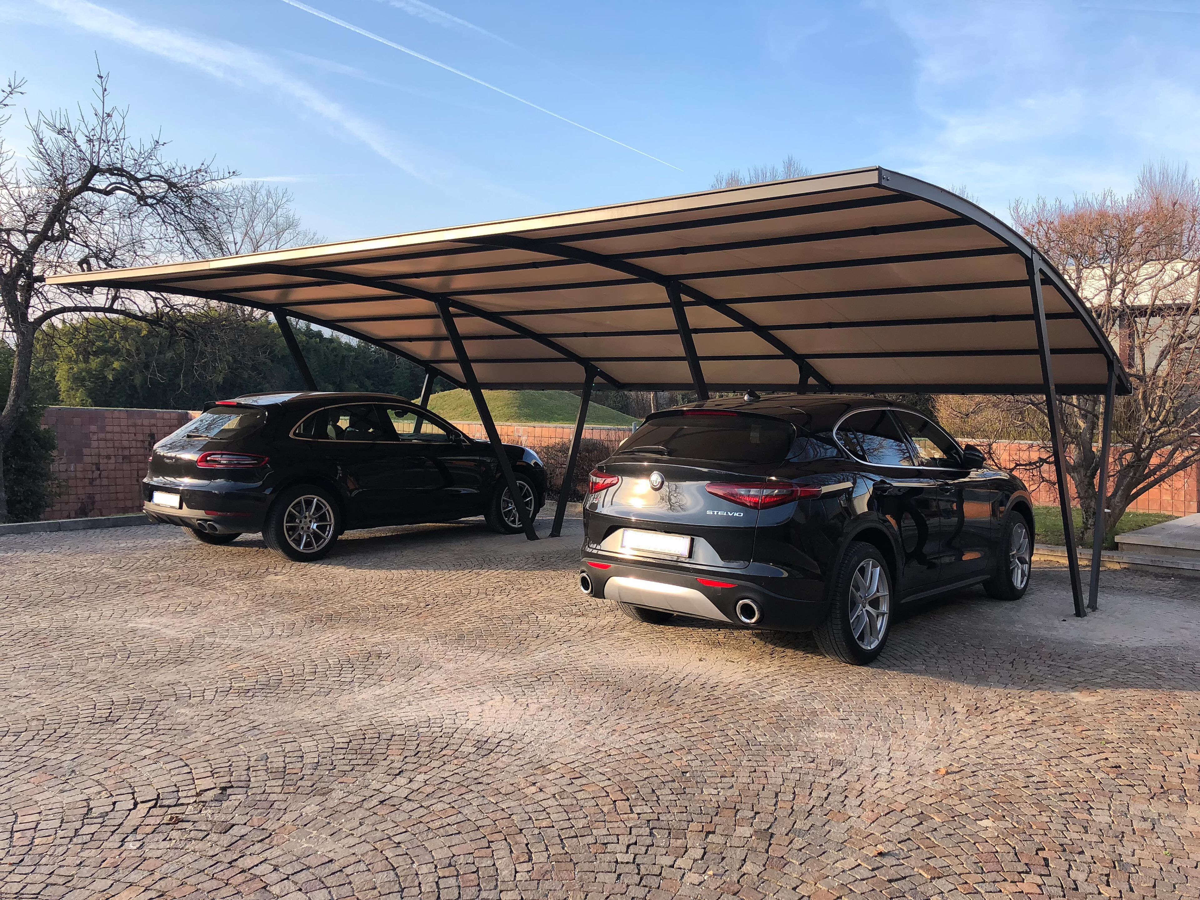 Навесы для автомобилей навес с покрытием из ПВХ с защитой от царапин L'Officina by Adami TS ARCH-00081496 - Вид №5