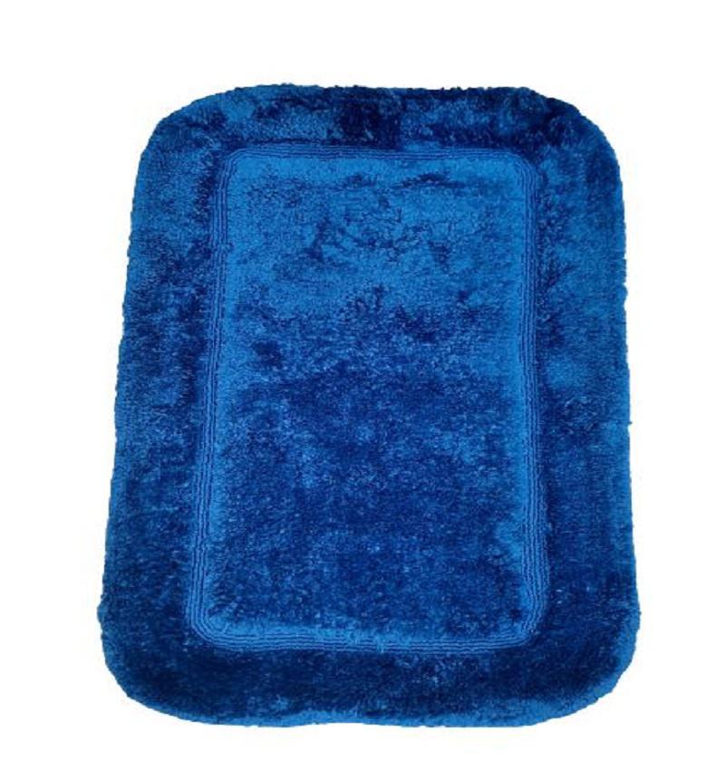 90434477 Коврик для ванной комнаты LB5080_blue 80х50см цвет синий STLM-0224499 ZALEL