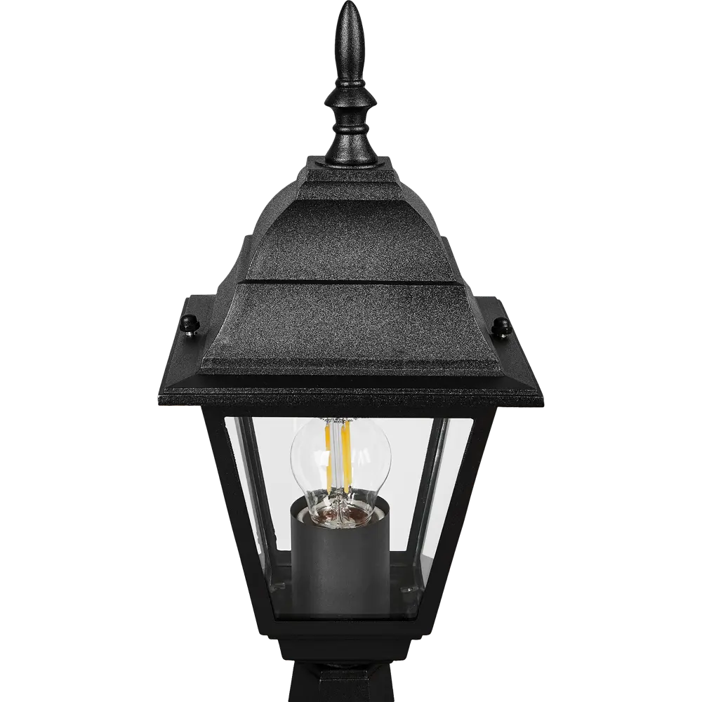 Светильник уличный Fuga S IP54 1XE27X60W, 50 см цвет черный Elektrostandard STLM-2059432 - Вид №3