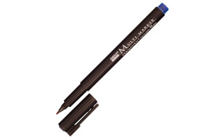 16191345 Перманентный маркер Multi Marker для всех поверхностей 0,8-1 мм синий MAR2600M/3 MARVY UCHIDA