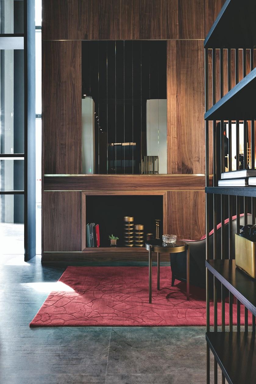 SELVA Открытый двусторонний книжный шкаф из дерева и металла  8088  - Вид №1