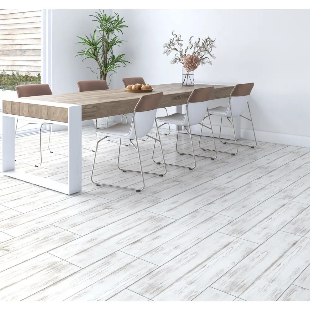 Керамогранит LB Ceramics «Клэпборд» белый под дерево 19.9x60.3 см 84841869 STLM-0055948 - Вид №7