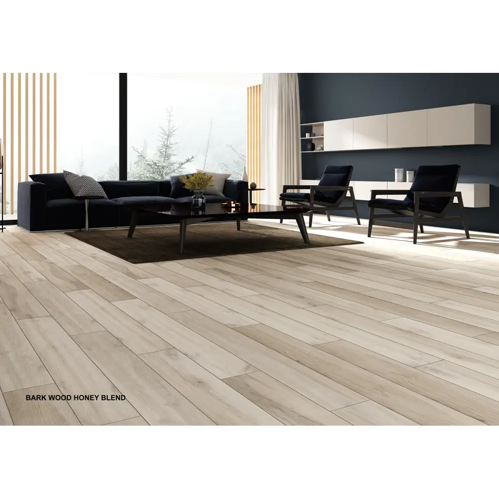 Керамогранит BarkWood 19.5x120 см 1.404 м² цвет бежевый 84467551 STLM-2208469 Santreyd  - Вид №4