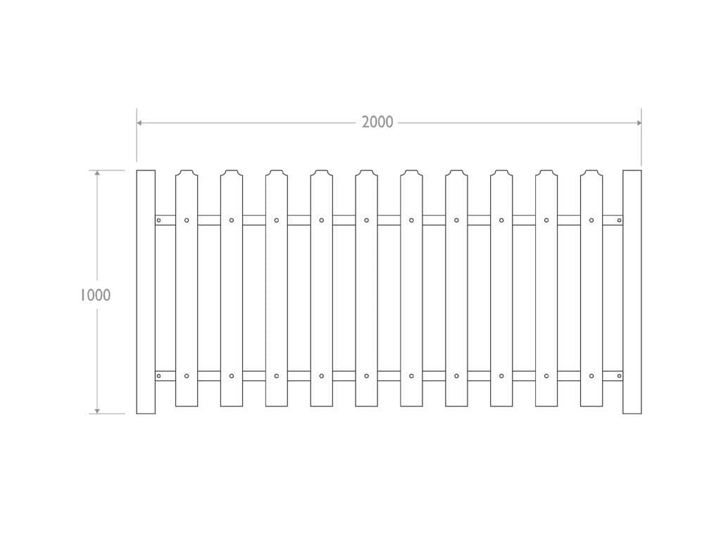 Модульный забор из Strongplast EUROCOMITALIA современная мебель ARCH-00037361 - Вид №2