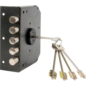 Замок накладной Эталон-Н, цвет коричневый 82247607 STLM-2182285