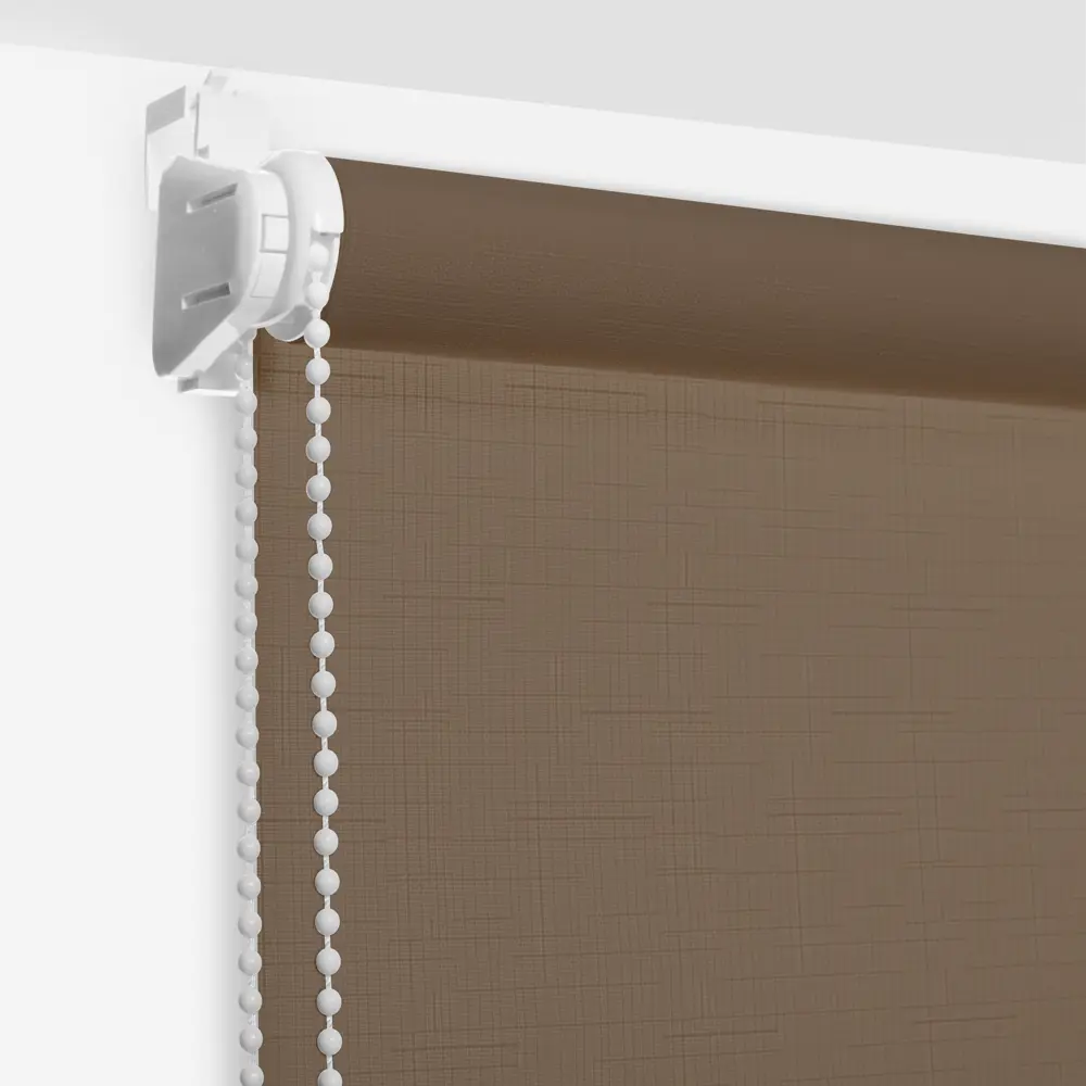 Штора рулонная Inspire Шантунг 50x160 см коричневая STLM-2126698 - Вид №2