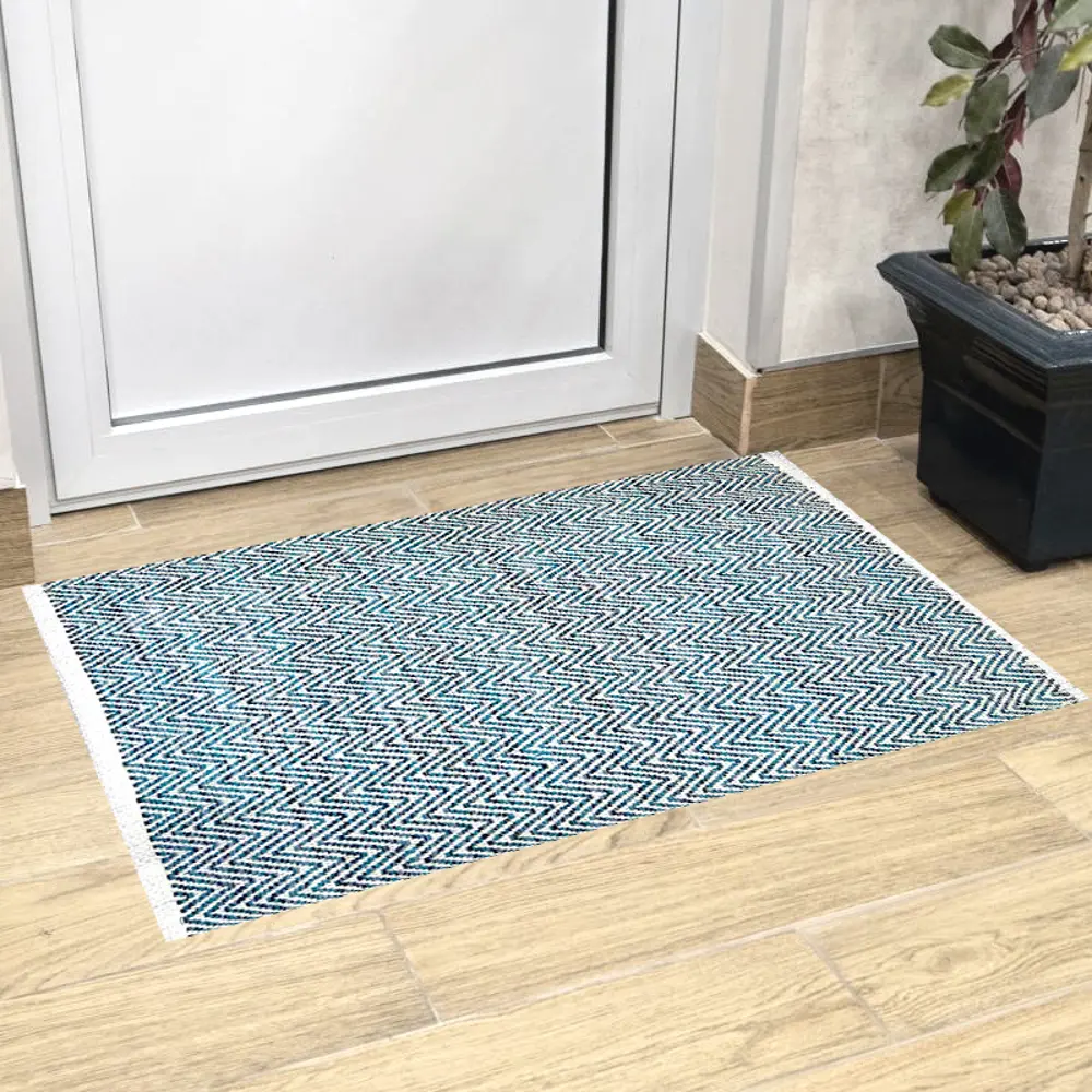 Коврик декоративный Ctim Агра IC-14434 60x90 см цвет голубой STLM-2064605