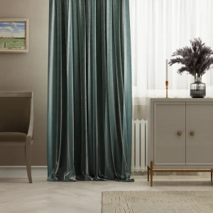 Штора на ленте Inspire Mirra 140х280 см цвет зеленый 86255249 STLM-2091033