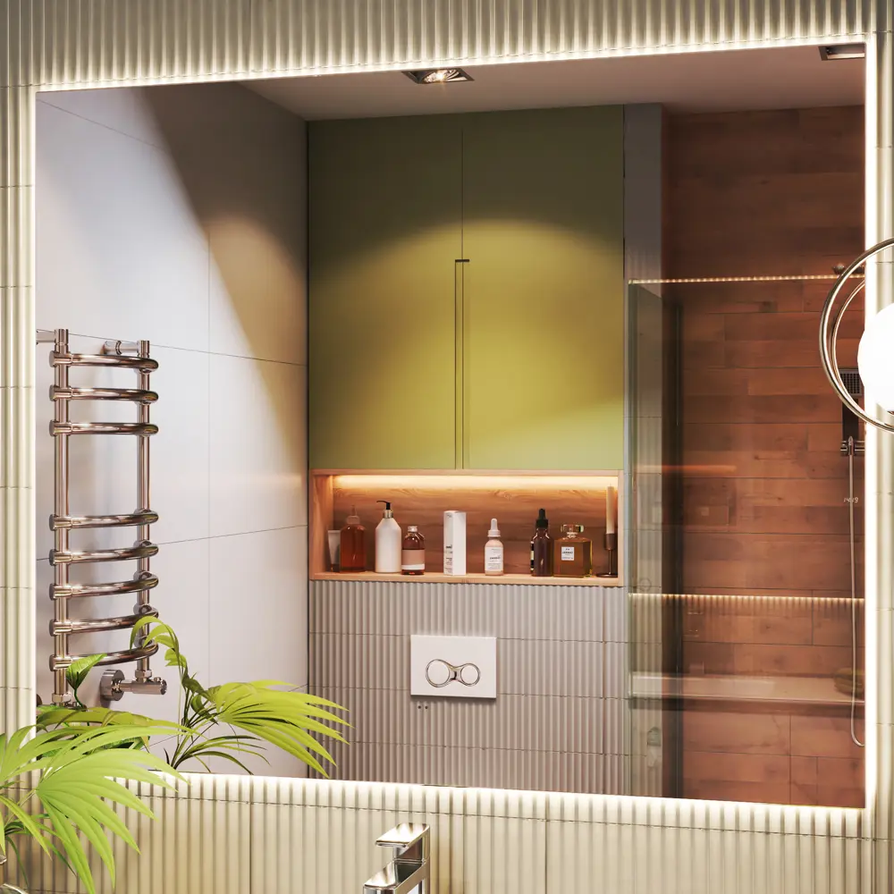 Зеркало Vigo Shine Classic с LED-подсветкой 120×100 см 83685355 STLM-0043464 - Вид №6