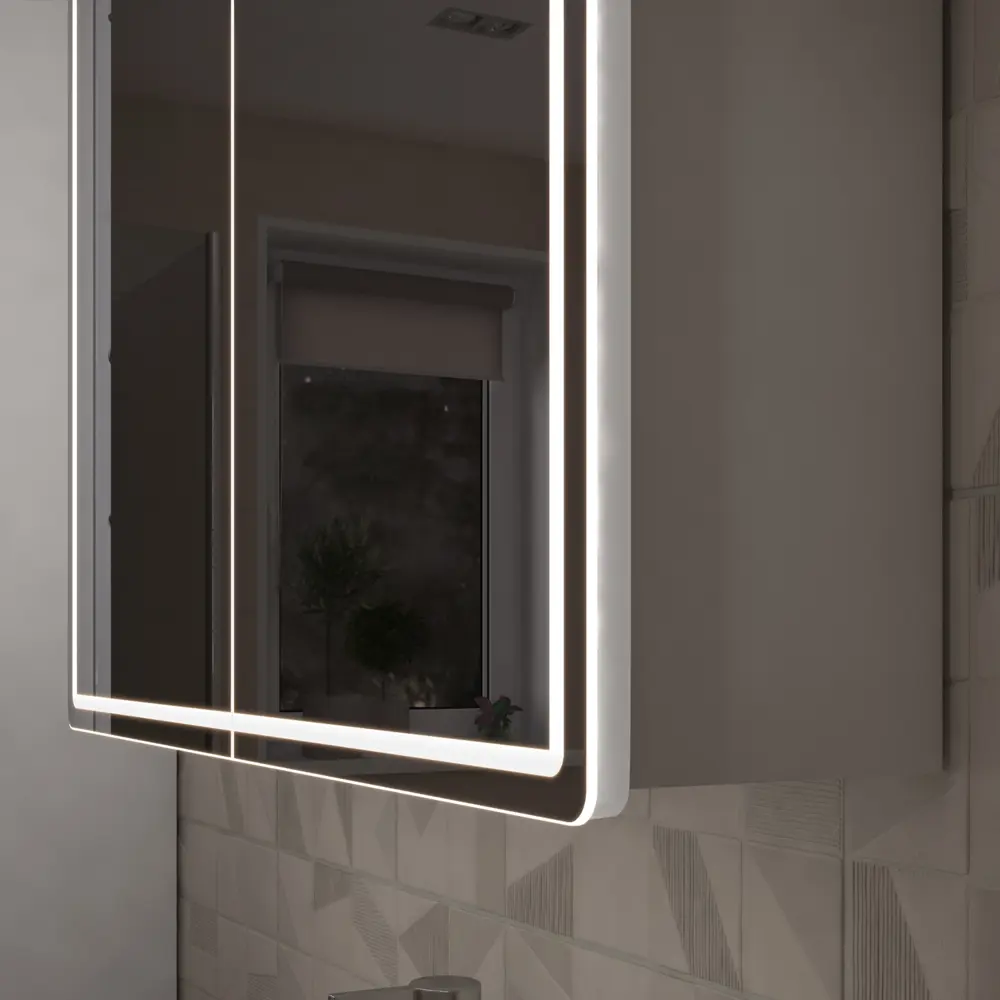 Зеркальный шкаф Vigo Look с подсветкой для ванной 80×80 см 82999525 STLM-0038670 - Вид №10