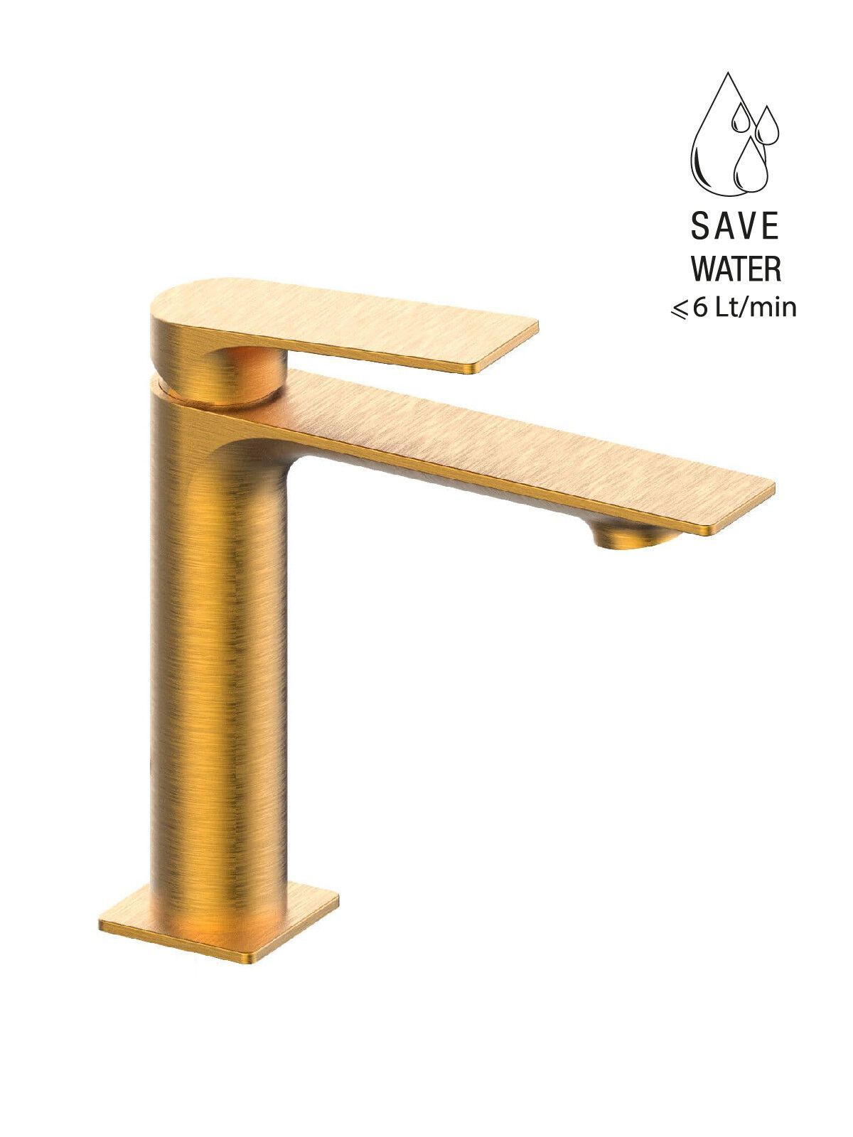 Однорычажный смеситель для раковины без слива Rubinetterie Frattini Narciso ARCH-00051367 - Вид №21