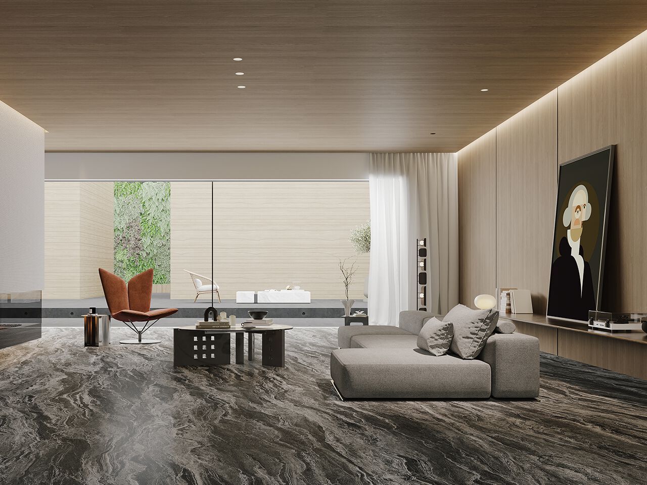 Мраморный пол / покрытие GANI MARBLE TILES NEW SILVER FANTASY ARCH-00052560 - Вид №1