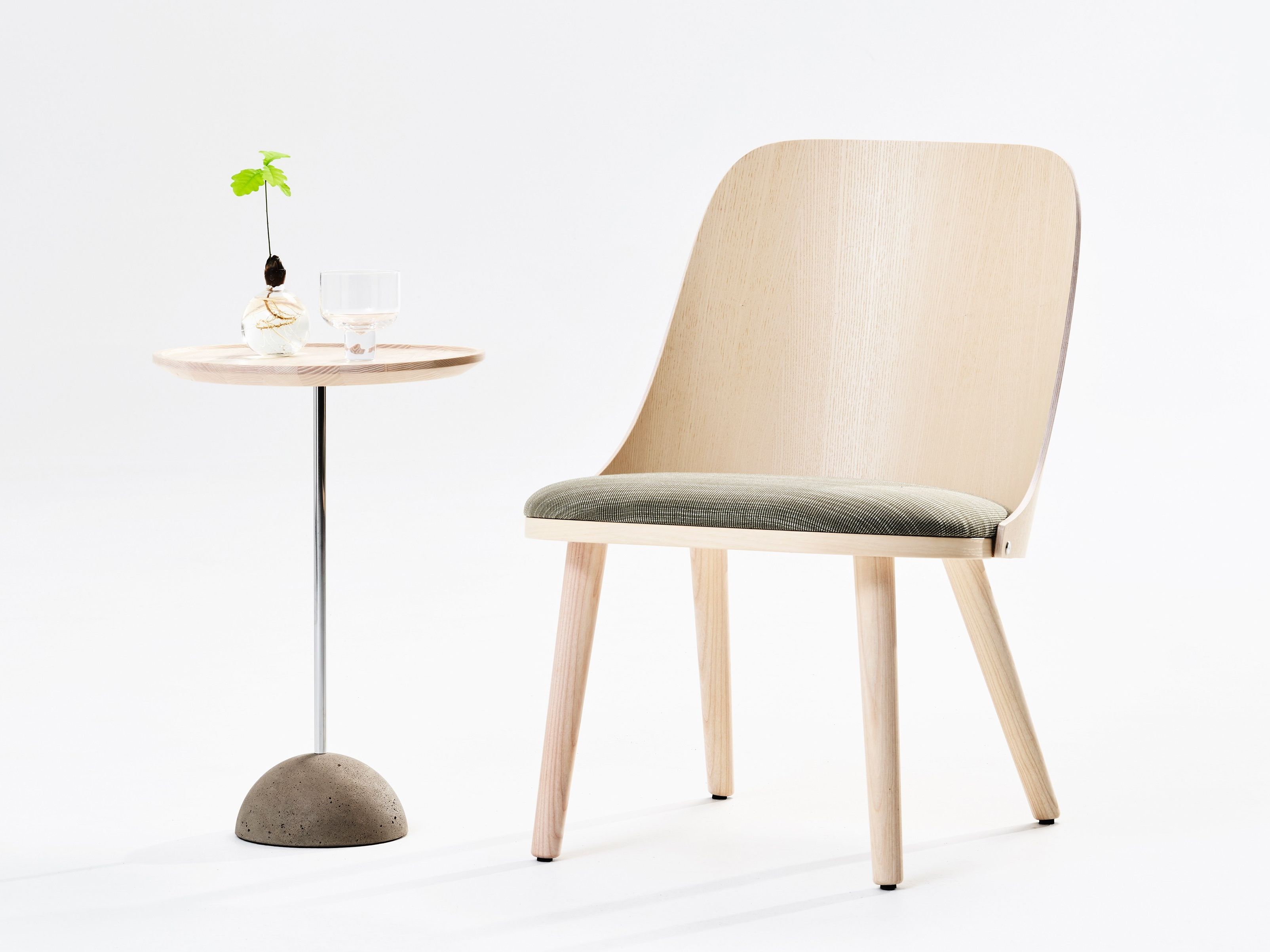 Деревянный стул с мягким сиденьем Karl Andersson Sander ARCH-00135128 - Вид №3