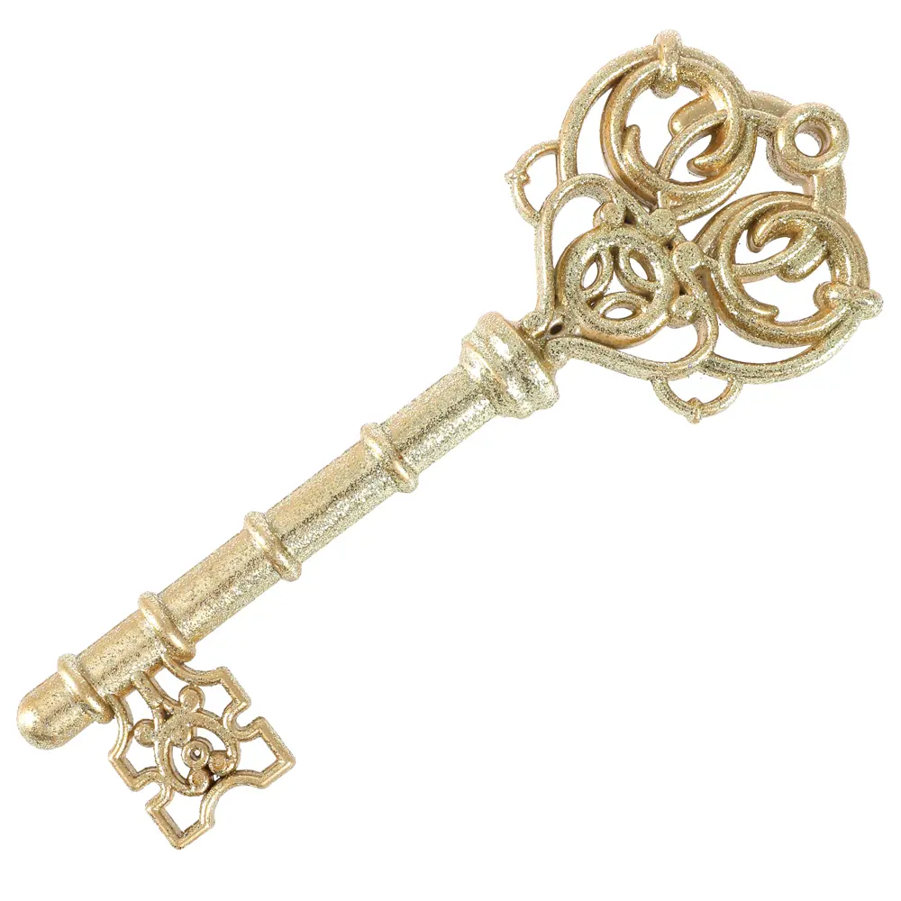 84884202 Новогоднее украшение Ключик 15x6 см цвет золотой STLM-1378458 Santreyd  - Вид №1