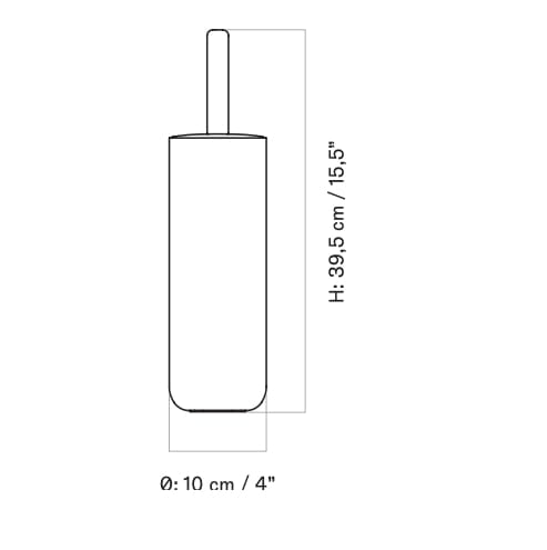 Стальная щетка для унитаза Audo Copenhagen TOILET BRUSH ARCH-00074402 - Вид №5