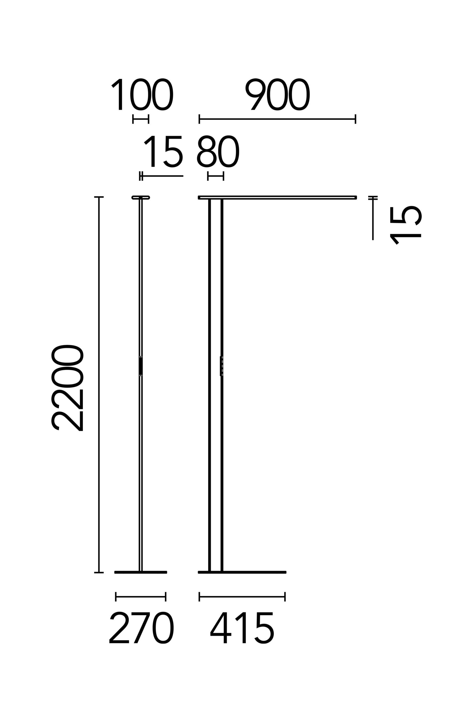Один светодиодный торшер Flos Workmates ARCH-00117269 - Вид №3