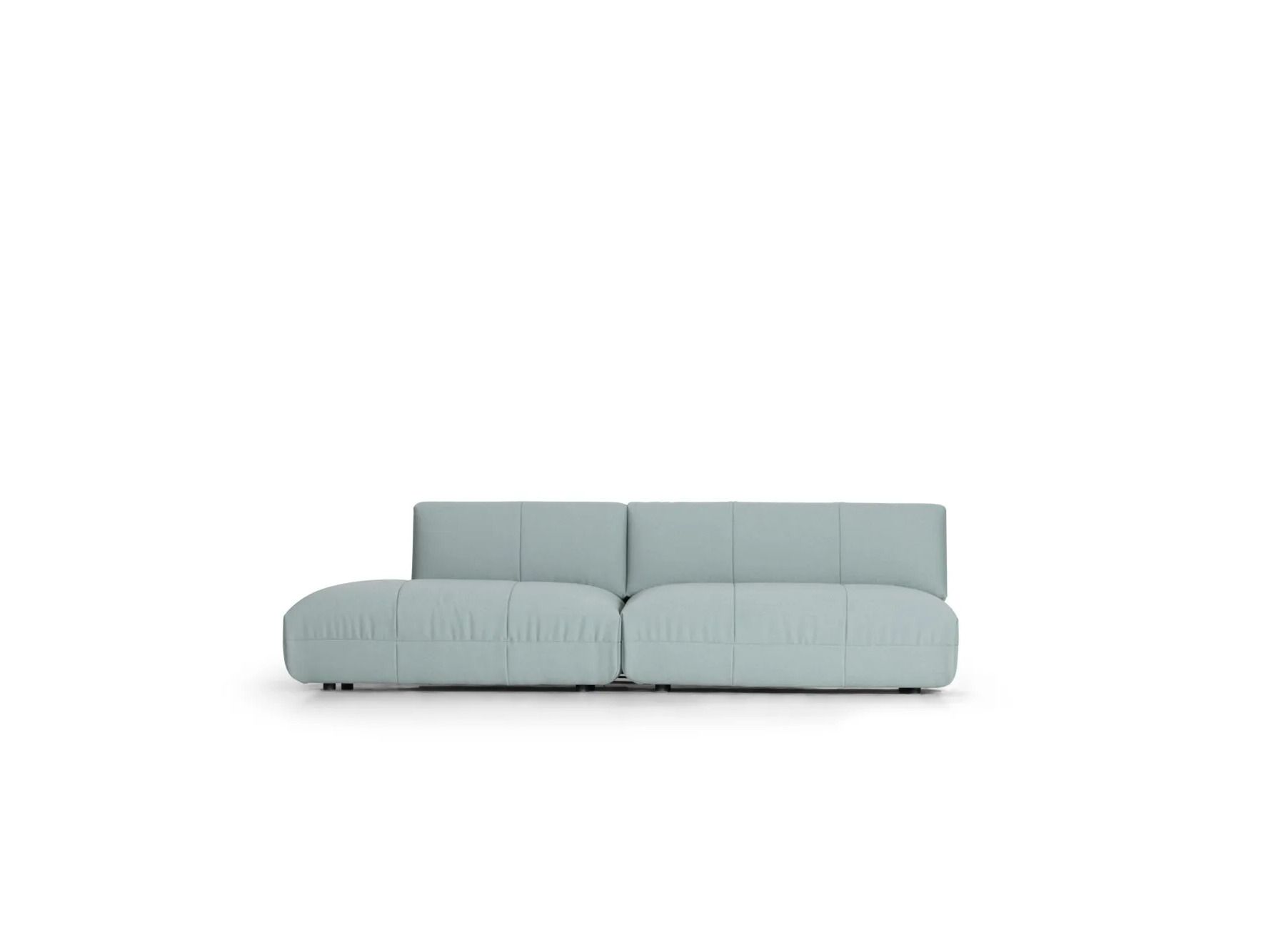 Секционный диван из кожи и ткани de Sede DS-1030 FLATTER ARCH-00104468 - Вид №12