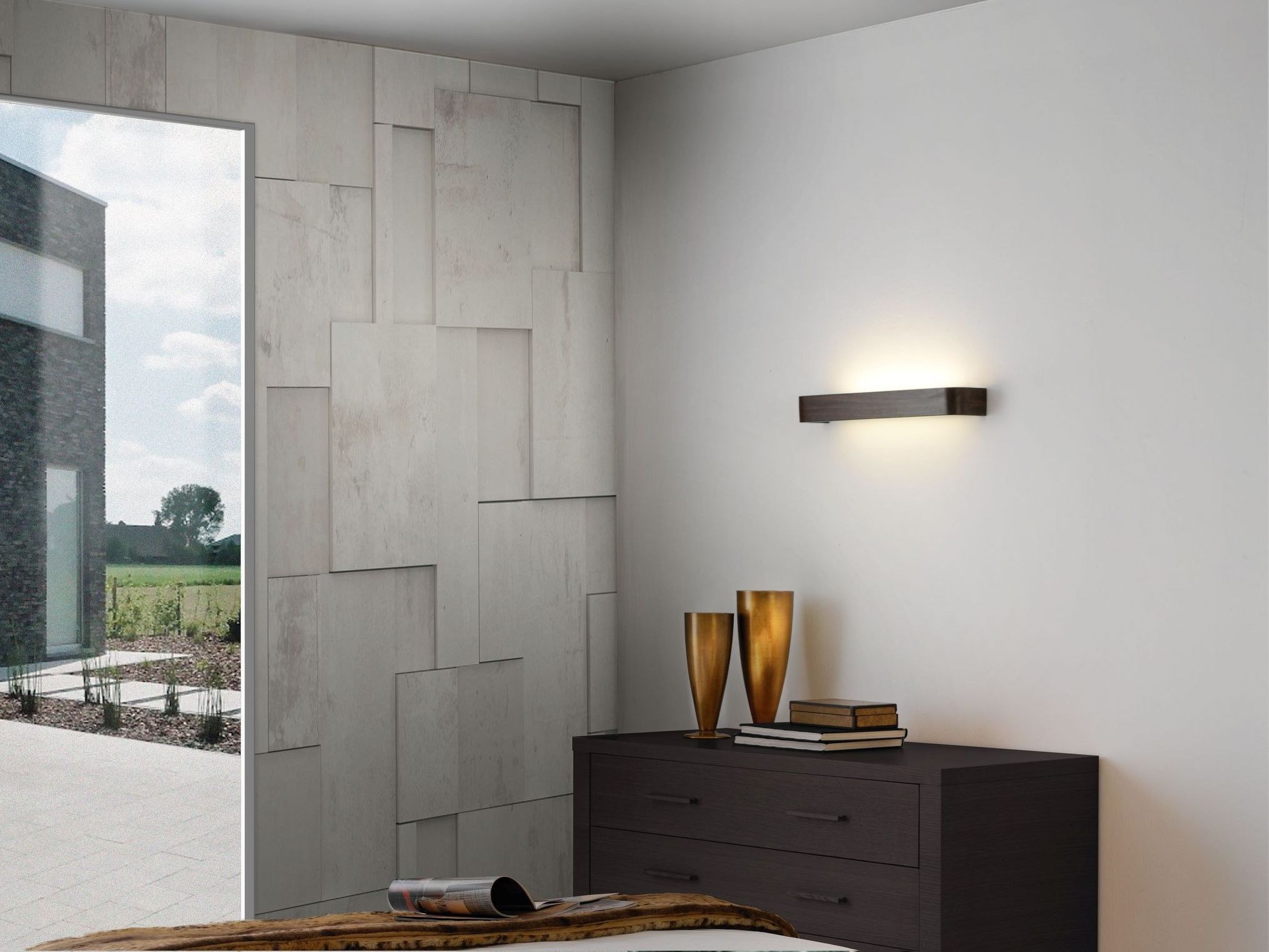 Светодиодный настенный светильник из массива дерева Olé Lighting Nature ARCH-00142805 - Вид №2