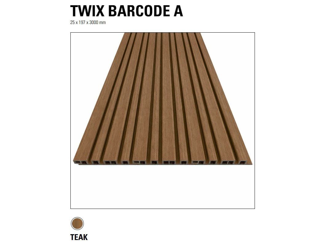 Композитный деревянный сайдинг Déco Twix ARCH-00107230 - Вид №17