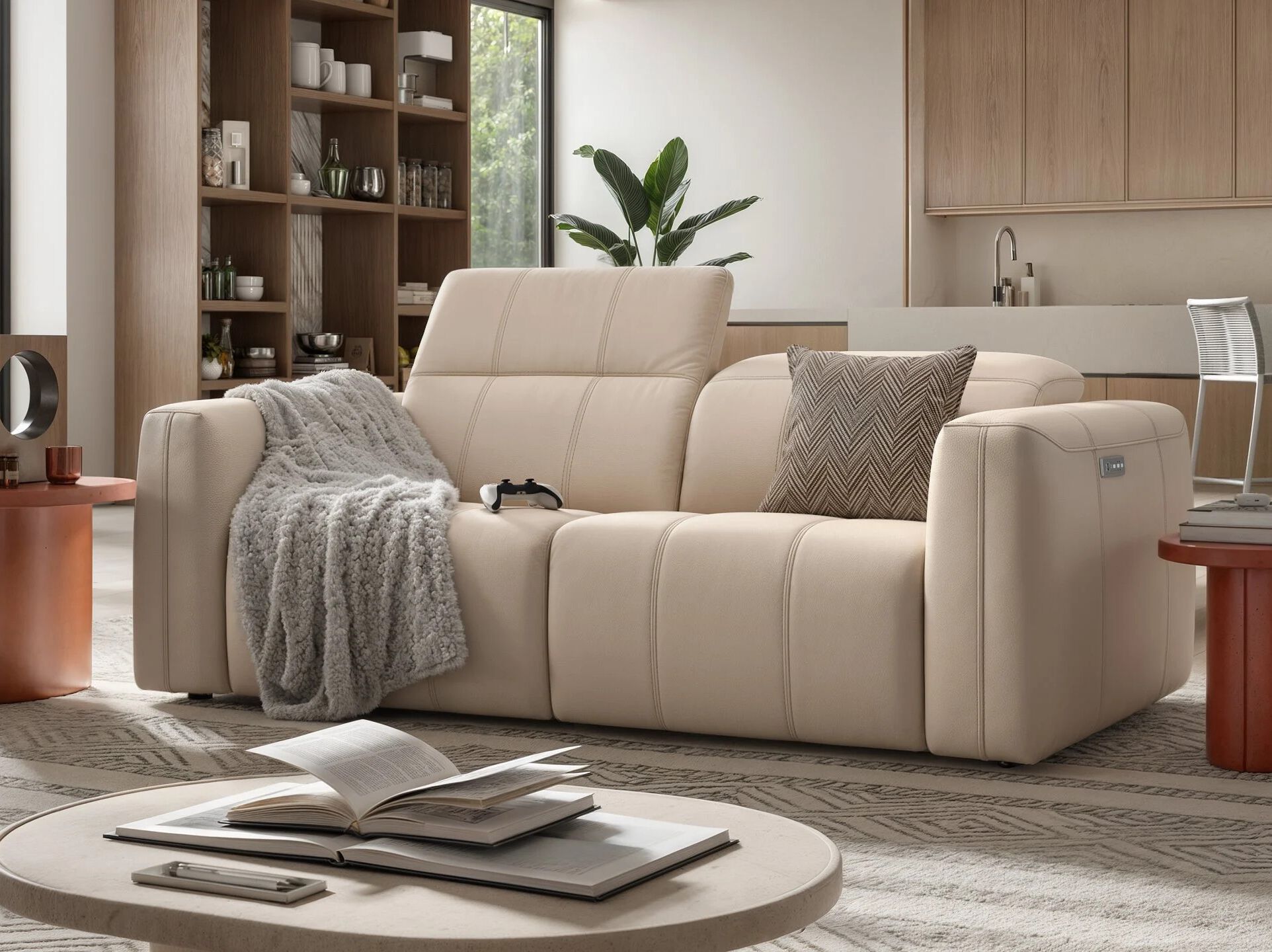 3-местный кожаный диван Sofanella Флорида ARCH-00104789 - Вид №2