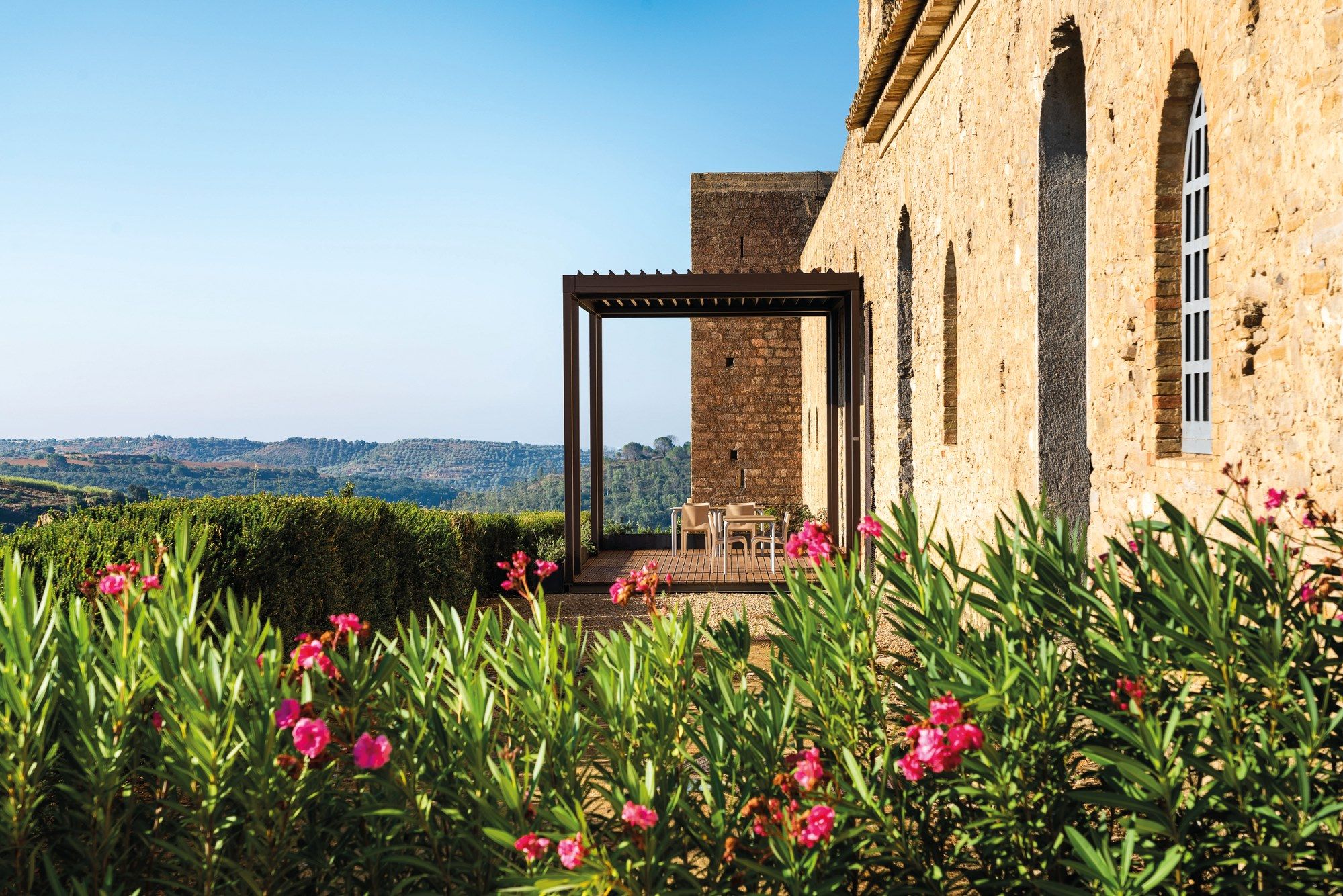 Самонесущая беседка с поворотными решетками Pratic Vision ARCH-00037677 - Вид №2