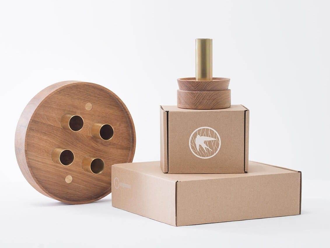 Деревянные подсвечники ST FURNITURE ENLIGHTENMENT 4 CANDLEHOLDER ARCH-00009209 - Вид №1