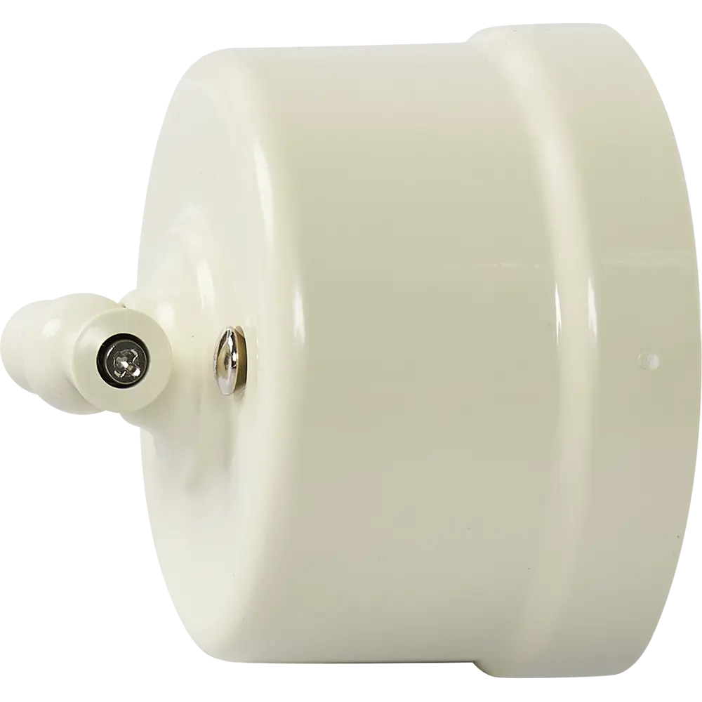 Выключатель накладной Electraline 2 клавиши проходной цвет слоновая кость Ретро STLM-2155409 - Вид №5