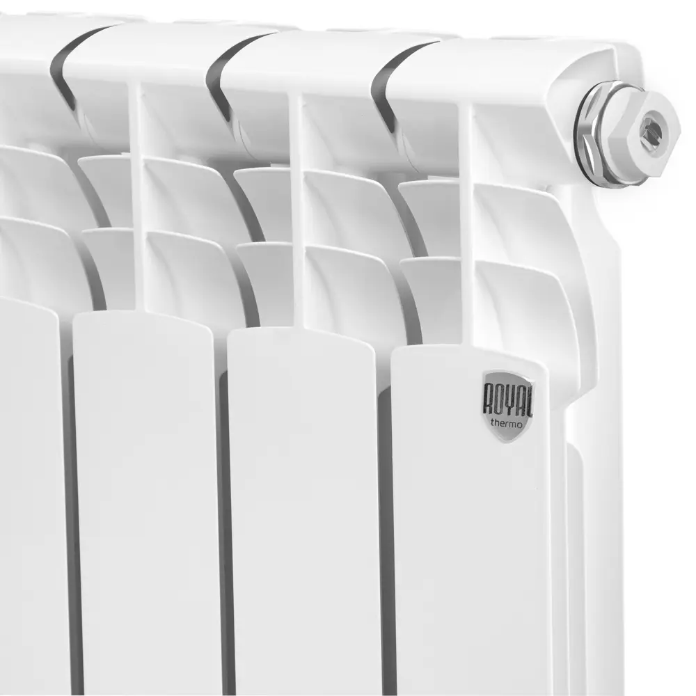 Радиатор секционный Royal Thermo Vittoria 2.0 RTV250010 500/80 10 секций боковое подключение биметалл белый 89378645 STLM-2193254 Отсутствует - Вид №2