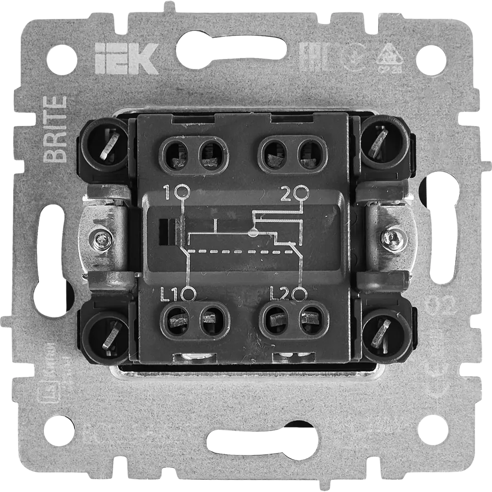 Перекрестный выключатель IEK Brite для многозонного освещения 87761719 STLM-1115357 - Вид №2