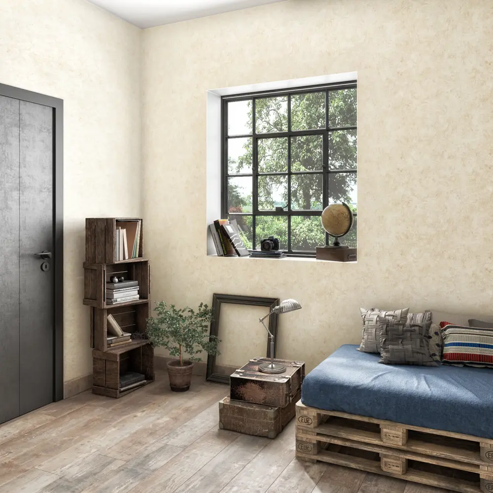 Обои флизелиновые Inspire Anton светло-бежевые 1.06 м Cream 5 STLM-2141936 - Вид №5