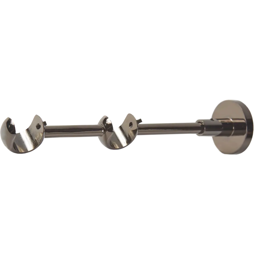 Держатель двухрядный открытый Inspire 20 см цвет оникс 13360144 STLM-2206288 